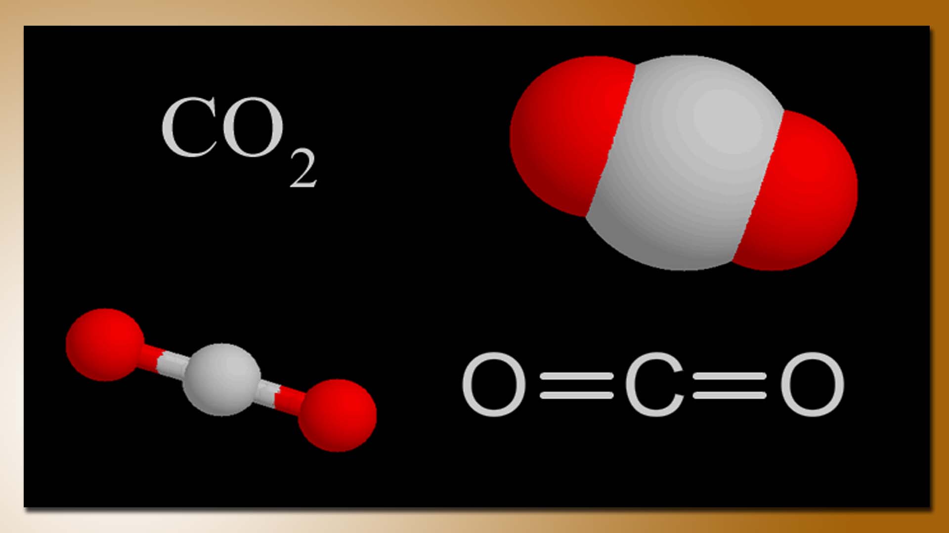 Carbon-dioxide Gas Molecule