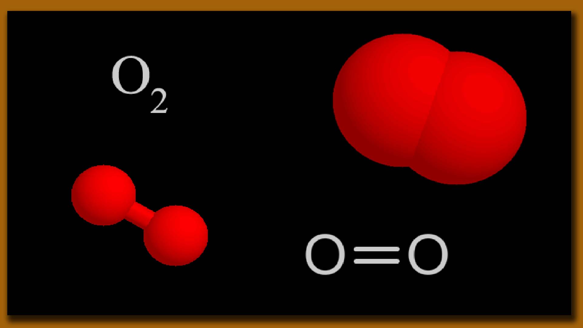 Oxygen molecule Picture